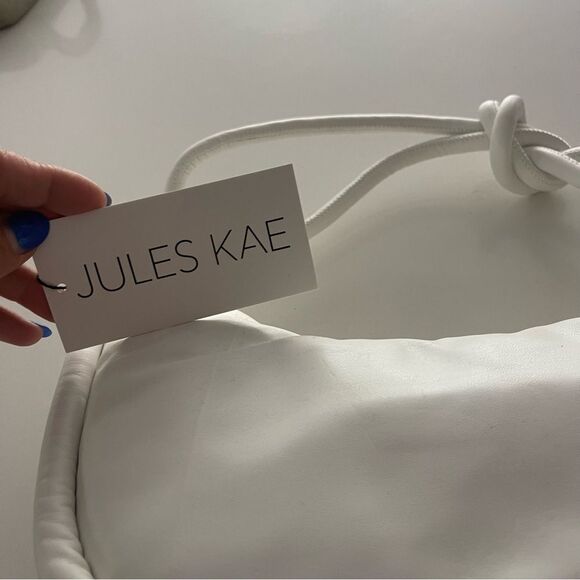 Jules Kae Luna Rope Hobo bag purse in White NWT - Picture 11 of 11